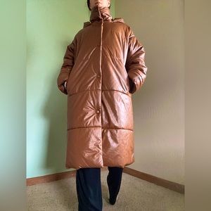 Urban Outfitters Vegan Leather Puffer